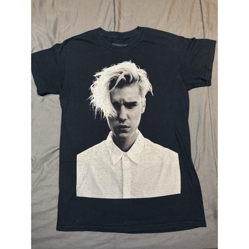 Justin Bieber Purpose Tour Size Small Black Concert Merchandise T-Shirt Tee
